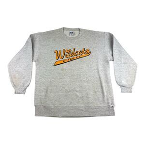 Vintage 90s XL Russell Athletic Clarke NJ Wildcats‎ High School Sweatshirt USA